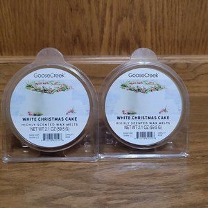 GooseCreek White Christmas Cake Highly Scented Wax Melts